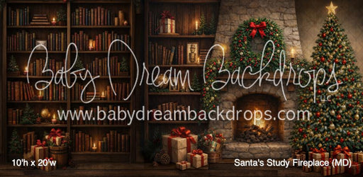 Santa's Study Fireplace (MD)