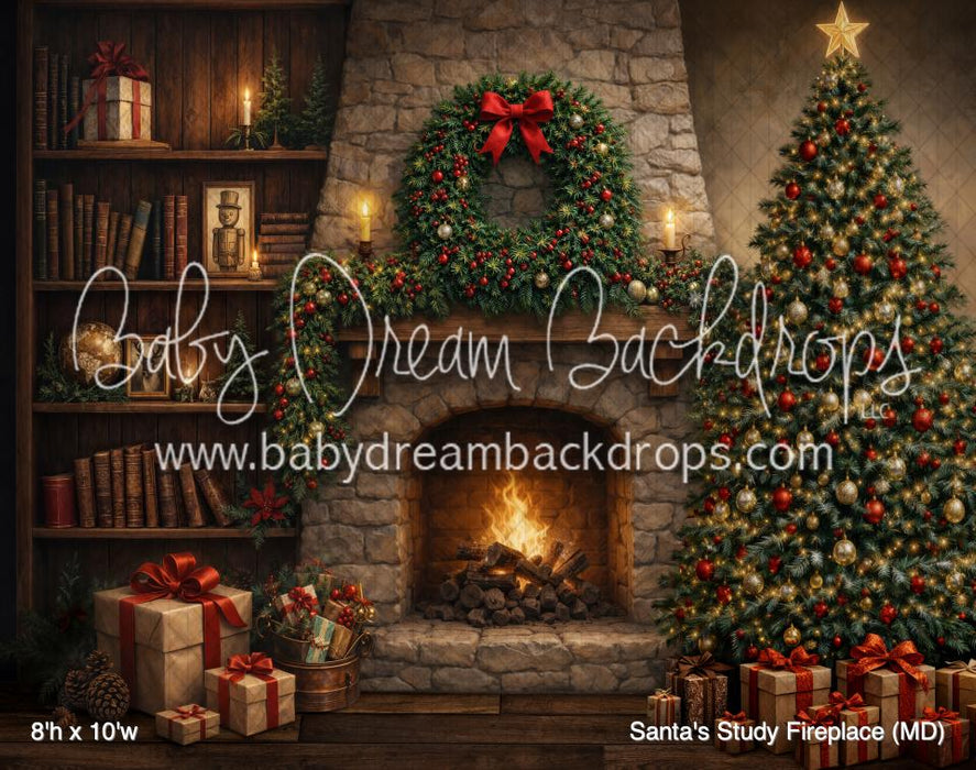 Santa's Study Fireplace (MD)