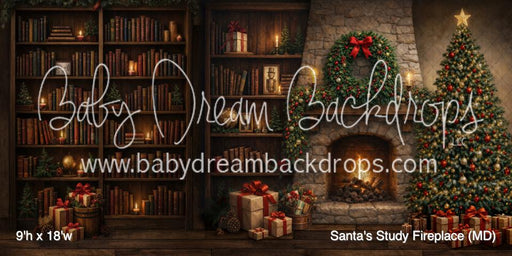 Santa's Study Fireplace (MD)