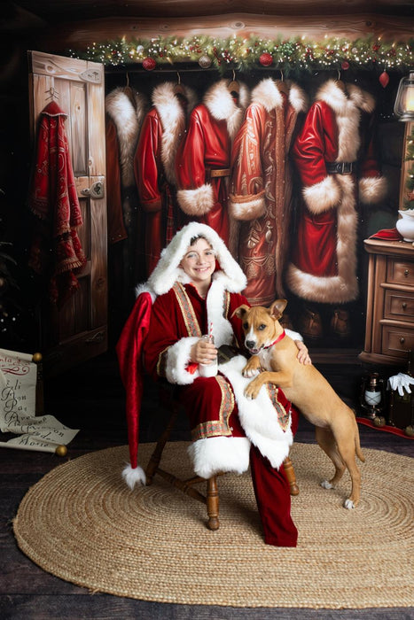 Santa's Rustic Cabin Closet Flipped (MD)