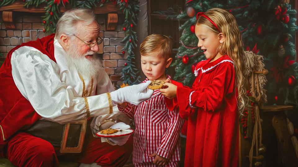 Santa's Christmas Cabin (Night) (MD)