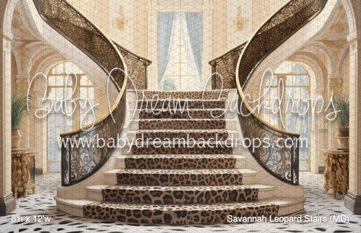 Savannah Leopard Stairs (MD)