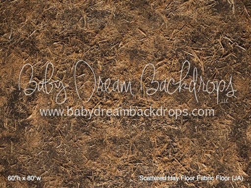 Scattered Hay Floor Fabric Floor (JA)