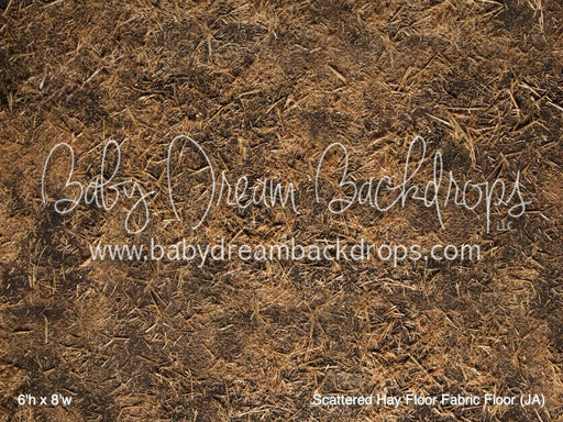 Scattered Hay Floor Fabric Floor (JA)