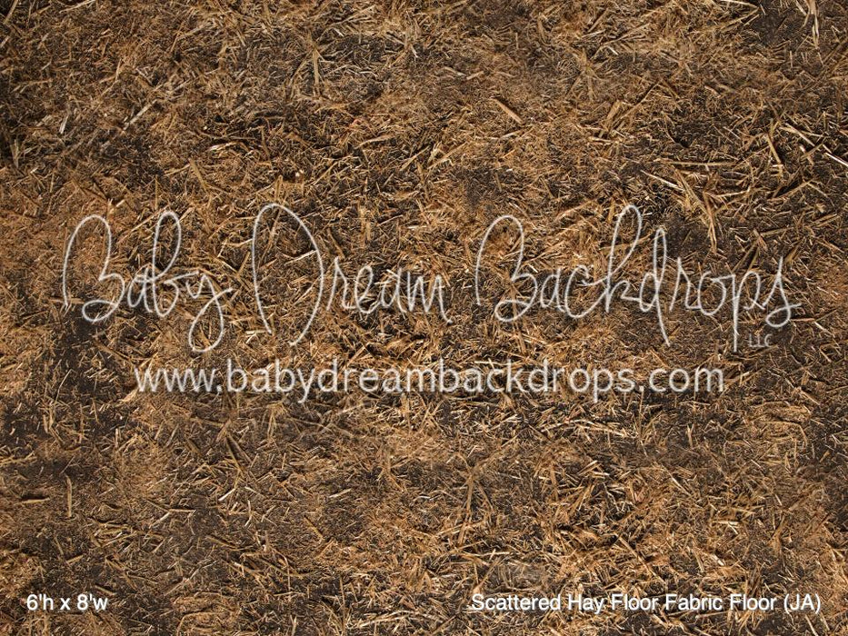 Scattered Hay Floor Fabric Floor (JA)