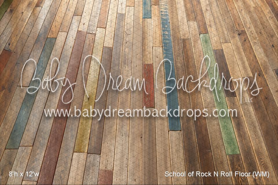 School of Rock N Roll Fabric Floor (WM)