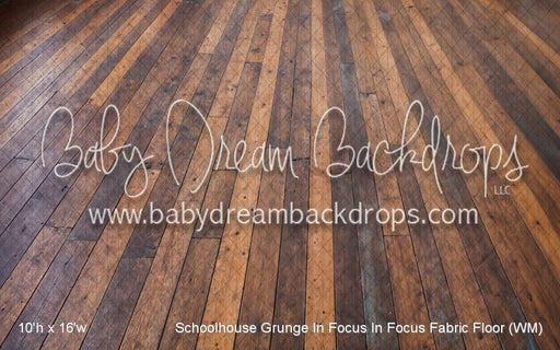 Schoolhouse Grunge In Focus In Focus Fabric Floor (WM)