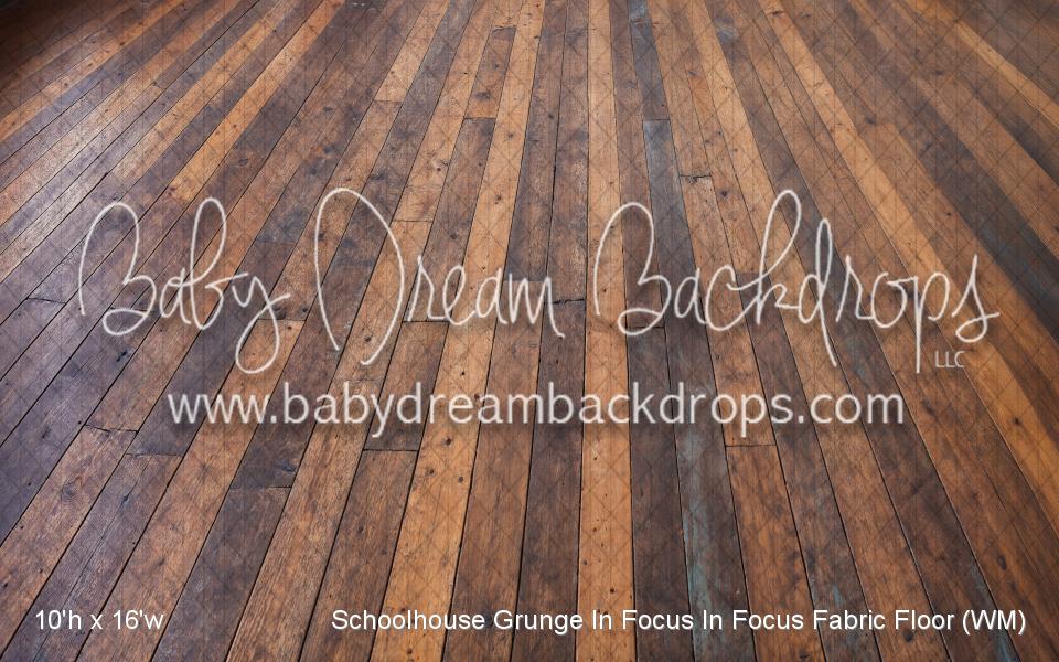Schoolhouse Grunge In Focus In Focus Fabric Floor (WM)