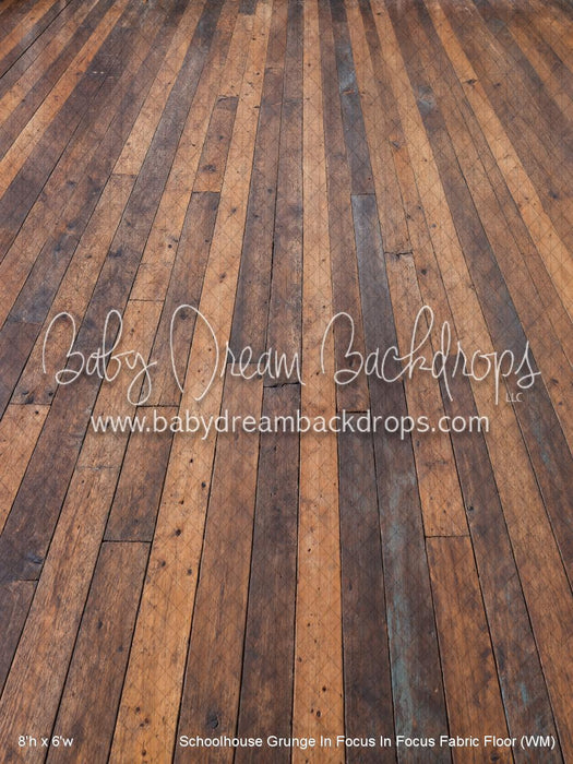 Schoolhouse Grunge In Focus In Focus Fabric Floor (WM)