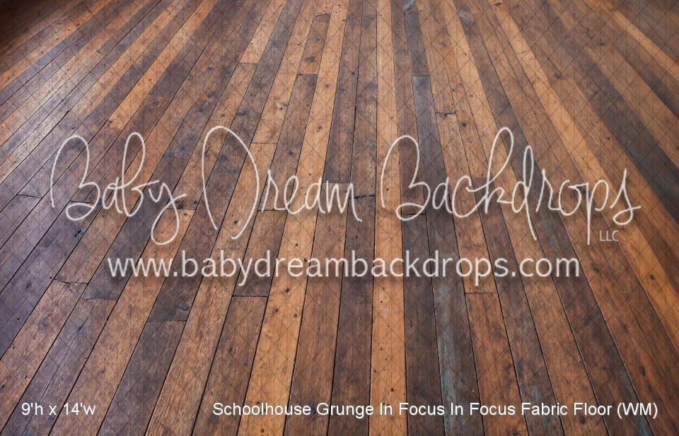 Schoolhouse Grunge In Focus In Focus Fabric Floor (WM)