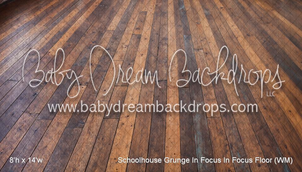 Schoolhouse Grunge In Focus In Focus Fabric Floor (WM)
