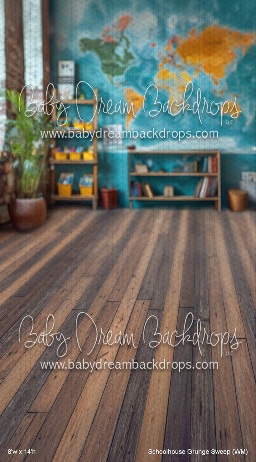 X Drop Schoolhouse Grunge Sweep (WM)