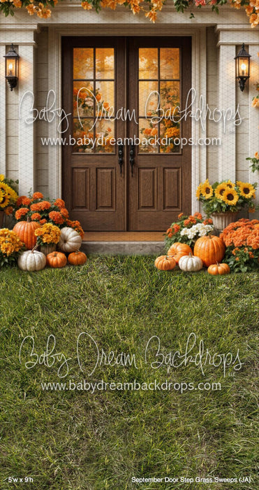 September Door Step Grass Sweeps (JA)