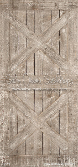 Shabby Barn Doors One Skinny (CC)