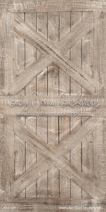 Shabby Barn Doors Two Skinny (CC)