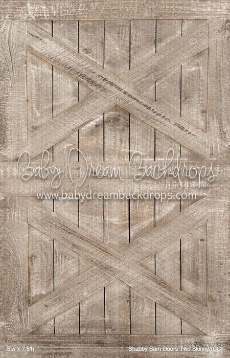 Shabby Barn Doors Two Skinny (CC)