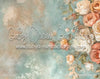 Shabby Blue Rose Fabric Floor (VR)