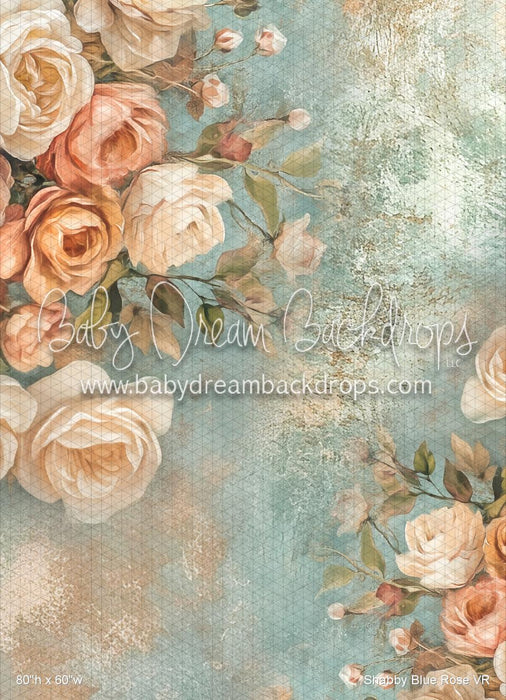 Shabby Blue Rose (VR)