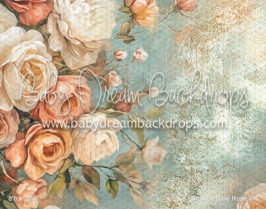 Shabby Blue Rose (VR)