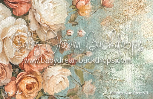 Shabby Blue Rose (VR)