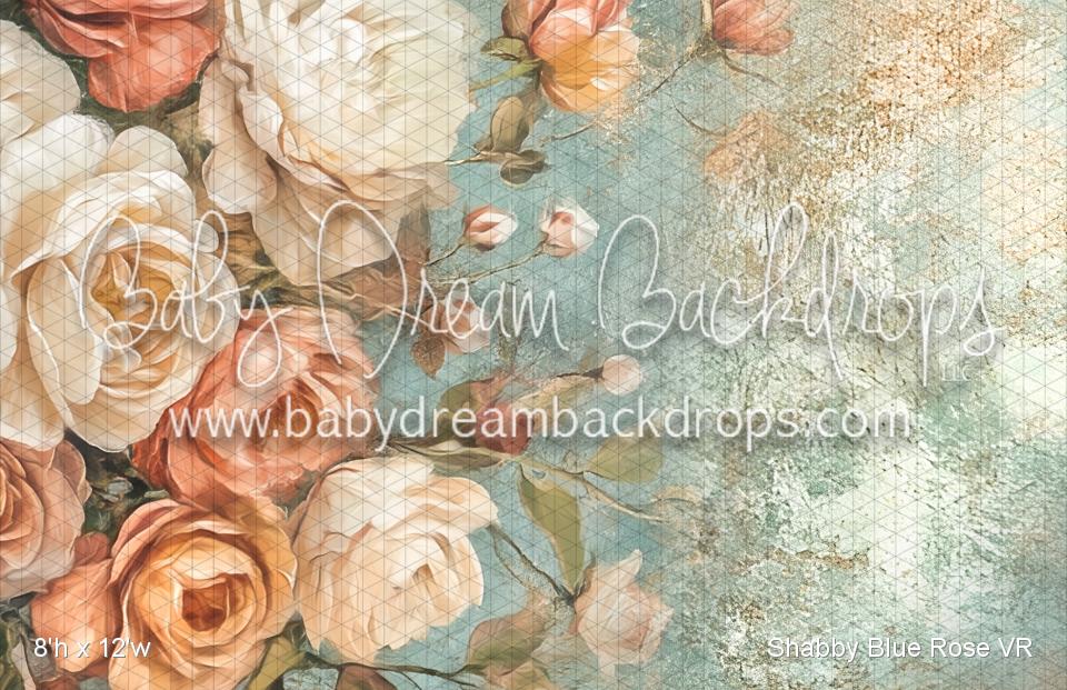 Shabby Blue Rose (VR)