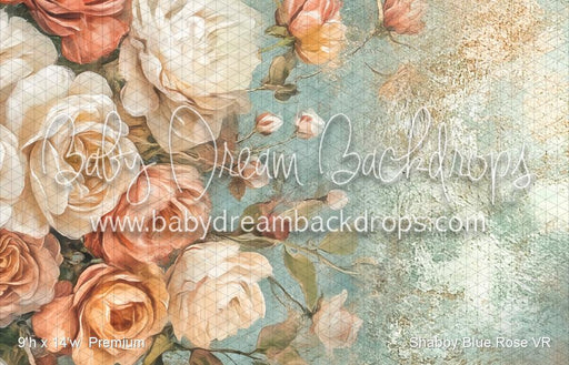 Shabby Blue Rose (VR)