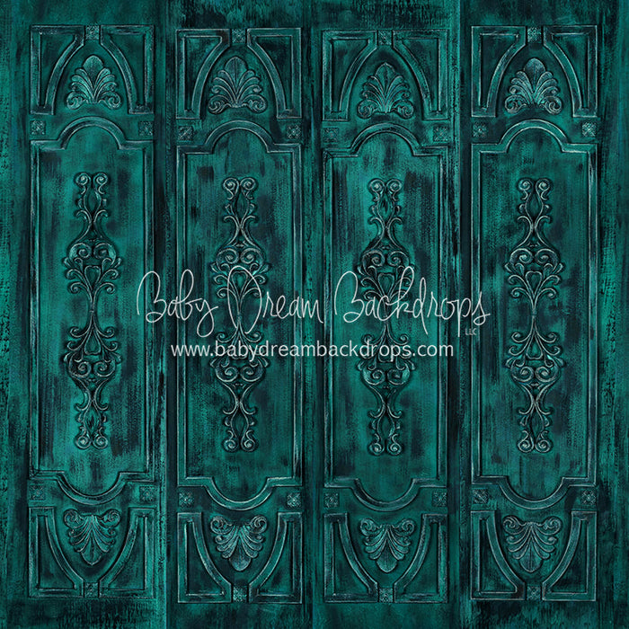 Shabby Panels Turquoise