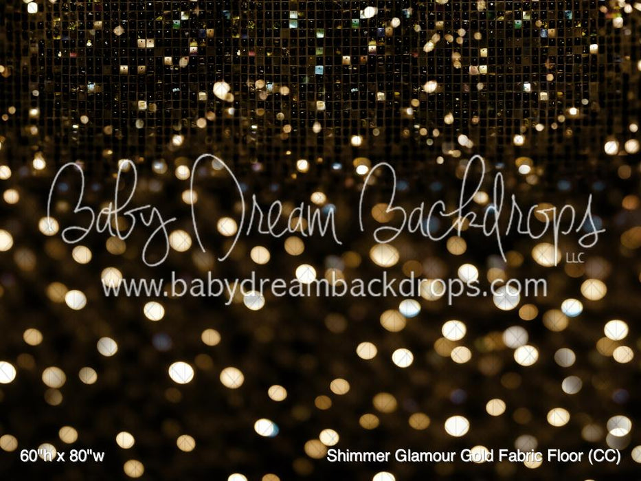 Shimmer Glamour Gold Fabric Floor (CC)