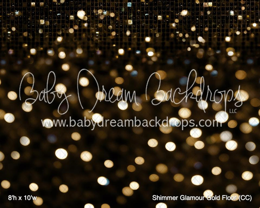 Shimmer Glamour Gold Fabric Floor (CC)