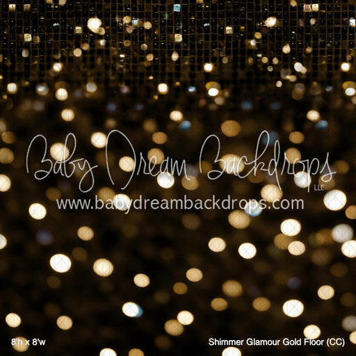 Shimmer Glamour Gold Fabric Floor (CC)