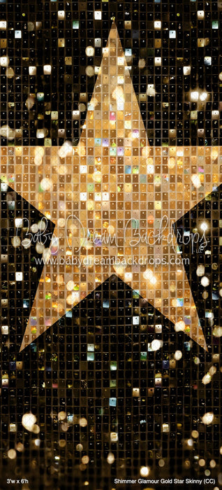 Shimmer Glamour Gold Star Skinny (CC)