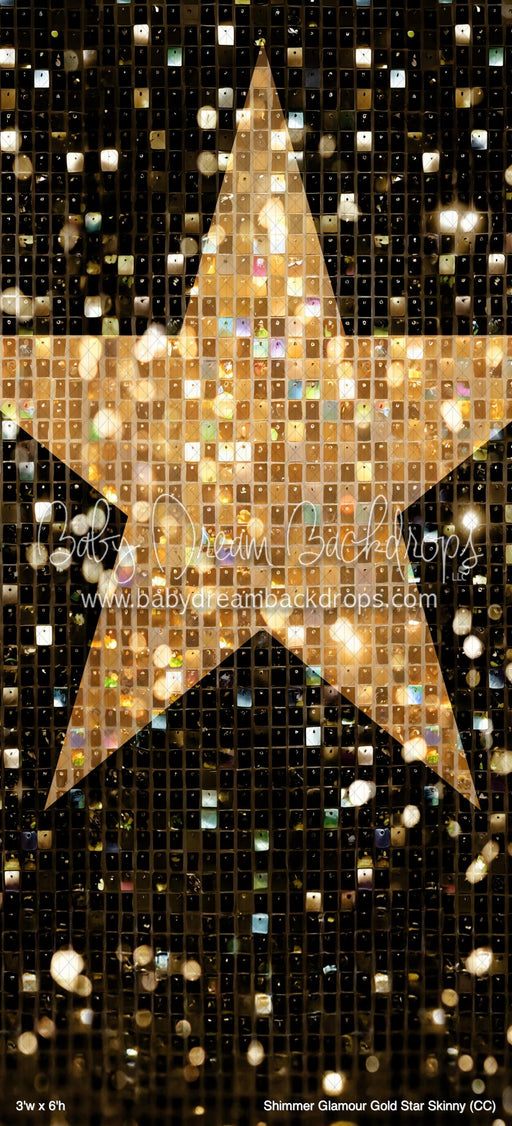 Shimmer Glamour Gold Star Skinny (CC)