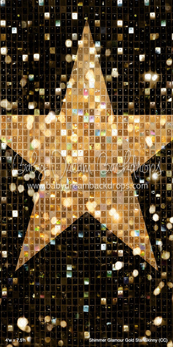 Shimmer Glamour Gold Star Skinny (CC)