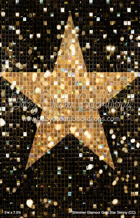 Shimmer Glamour Gold Star Skinny (CC)