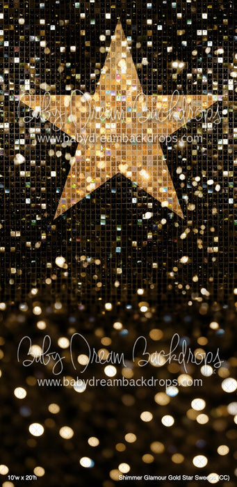 Shimmer Glamour Gold Star Sweeps (CC)