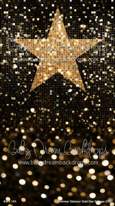 Shimmer Glamour Gold Star Sweeps (CC)