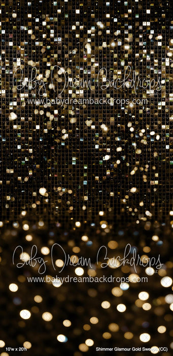 Shimmer Glamour Gold Sweeps (CC)
