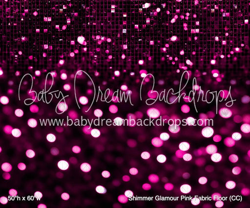 Shimmer Glamour Pink Fabric Floor (CC)