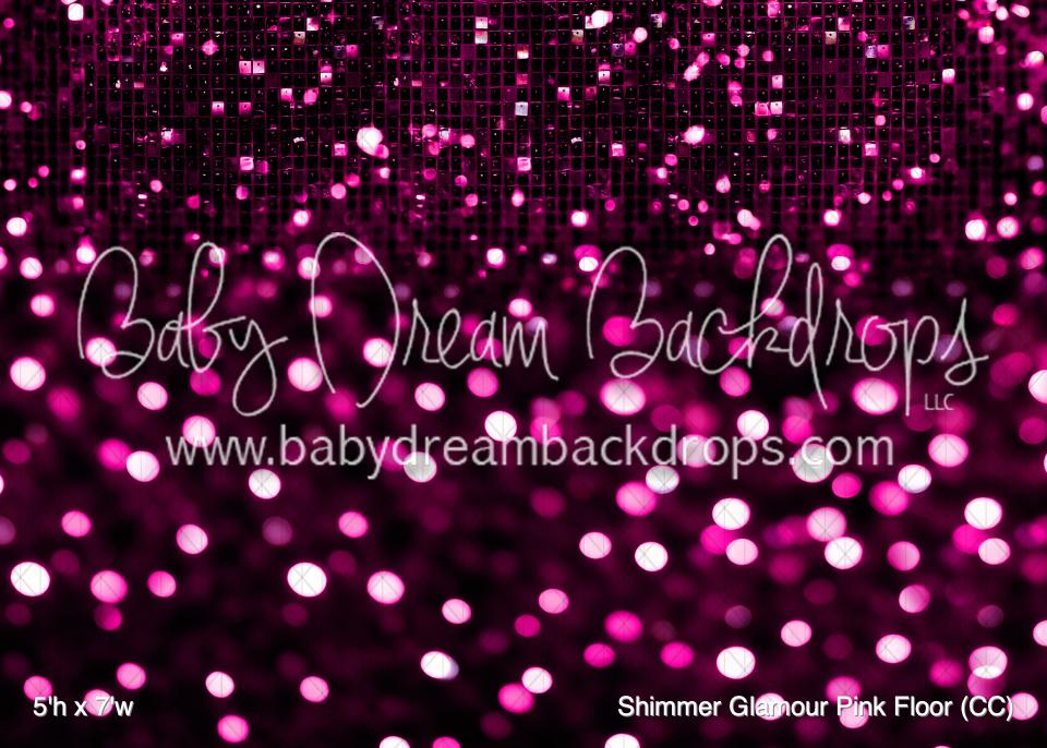 Shimmer Glamour Pink Fabric Floor (CC)
