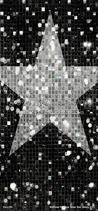 Shimmer Glamour Silver Star Skinny (CC)