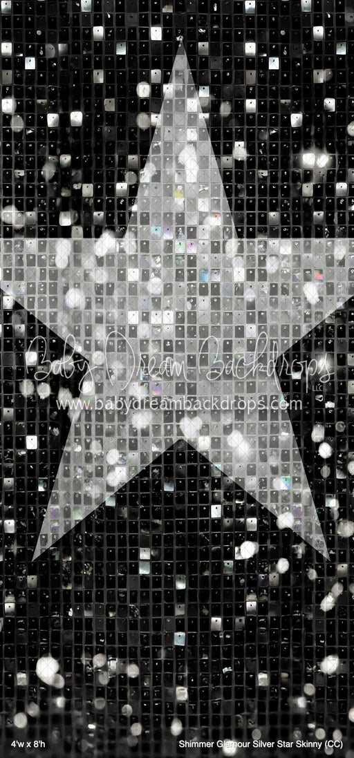 Shimmer Glamour Silver Star Skinny (CC)