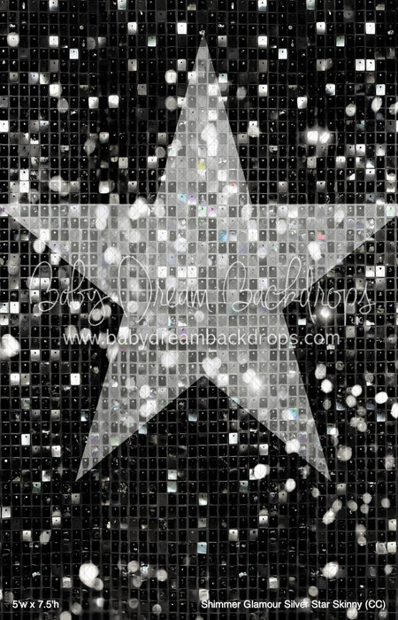 Shimmer Glamour Silver Star Skinny (CC)