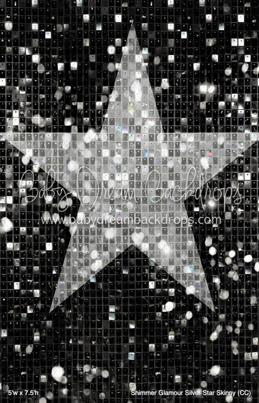 Shimmer Glamour Silver Star Skinny (CC)