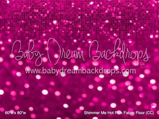 Shimmer Me Hot Pink Fabric Floor (CC)