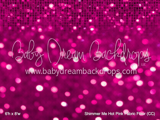 Shimmer Me Hot Pink Fabric Floor (CC)