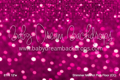 Shimmer Me Hot Pink Fabric Floor (CC)