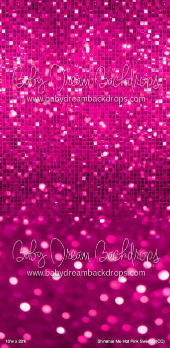 Shimmer Me Hot Pink Sweeps (CC)