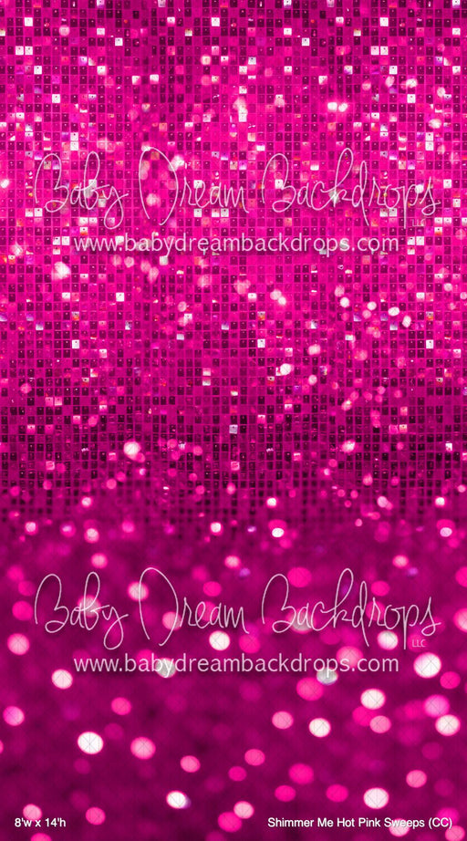 Shimmer Me Hot Pink Sweeps (CC)