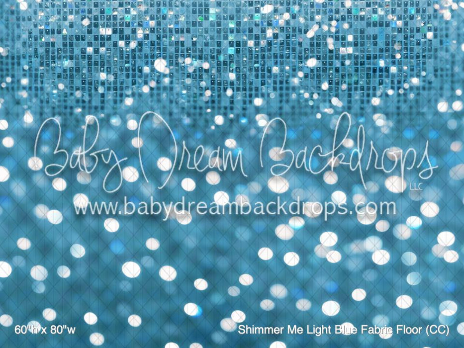 Shimmer Me Light Blue Fabric Floor (CC)