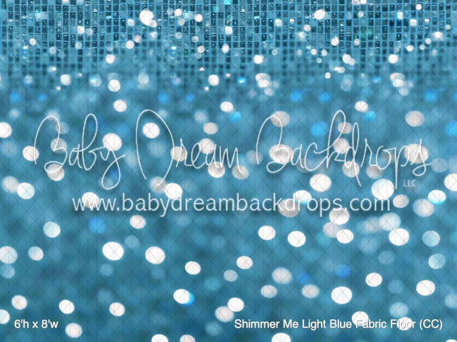 Shimmer Me Light Blue Fabric Floor (CC)